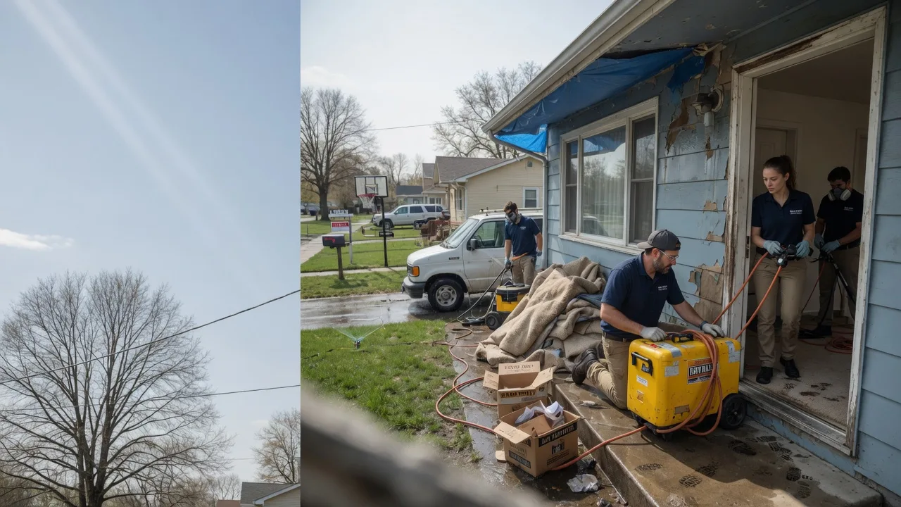 Basement Flood Cleanup in Millersburg, IN near me